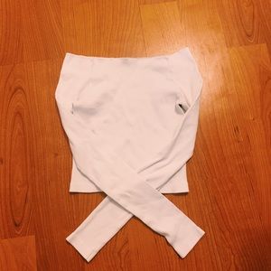 Brandy Melville White Mayson Top